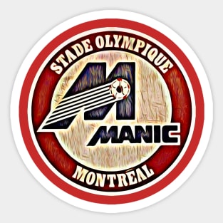 Montreal Manic Soccer Sticker